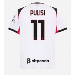 AC Milan Christian Pulisic #11 Bortatröja 2025-26 Kortärmad