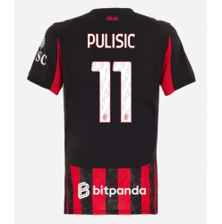 AC Milan Christian Pulisic #11 Hemmatröja 2025-26 Dam Kortärmad