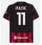 AC Milan Christian Pulisic #11 Hemmatröja 2025-26 Kortärmad AC Milan Christian Pulisic #11 Hemmatröja 2025-26 Kortärmad