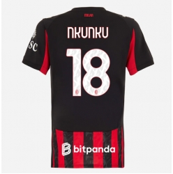 AC Milan Christopher Nkunku #18 Hemmatröja 2025-26 Dam Kortärmad