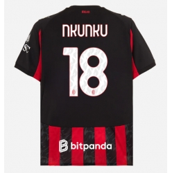 AC Milan Christopher Nkunku #18 Hemmatröja 2025-26 Kortärmad