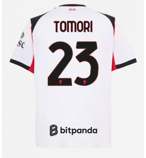 AC Milan Fikayo Tomori #23 Bortatröja 2025-26 Kortärmad AC Milan Fikayo Tomori #23 Bortatröja 2025-26 Kortärmad