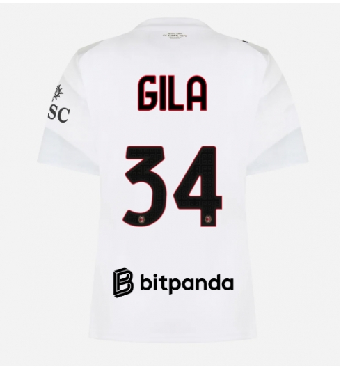 AC Milan Mario Gila #34 Bortatröja 2026-27 Dam Kortärmad AC Milan Mario Gila #34 Bortatröja 2026-27 Dam Kortärmad