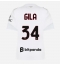 AC Milan Mario Gila #34 Bortatröja 2026-27 Dam Kortärmad AC Milan Mario Gila #34 Bortatröja 2026-27 Dam Kortärmad