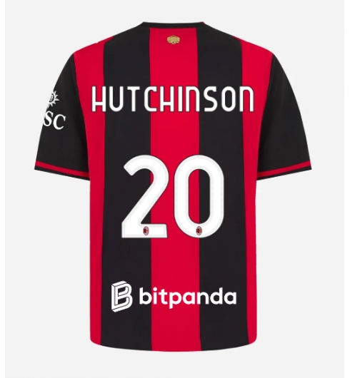 AC Milan Omari Hutchinson #20 Hemmatröja 2026-27 Kortärmad AC Milan Omari Hutchinson #20 Hemmatröja 2026-27 Kortärmad