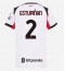 AC Milan Pervis Estupinan #2 Bortatröja 2025-26 Dam Kortärmad