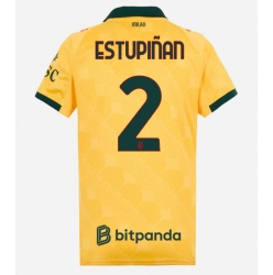 AC Milan Pervis Estupinan #2 Tredje Tröja 2025-26 Dam Kortärmad