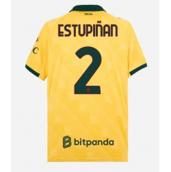 AC Milan Pervis Estupinan #2 Tredje Tröja 2025-26 Kortärmad