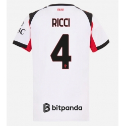 AC Milan Samuele Ricci #4 Bortatröja 2025-26 Dam Kortärmad