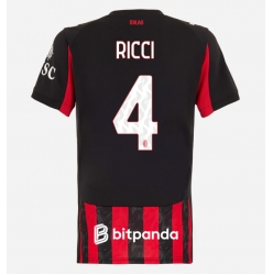 AC Milan Samuele Ricci #4 Hemmatröja 2025-26 Dam Kortärmad
