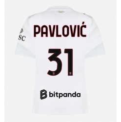 AC Milan Strahinja Pavlovic #31 Bortatröja 2026-27 Dam Kortärmad
