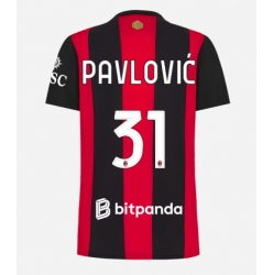 AC Milan Strahinja Pavlovic #31 Hemmatröja 2026-27 Dam Kortärmad