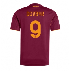 AS Roma Artem Dovbyk #9 Hemmatröja 2025-26 Kortärmad