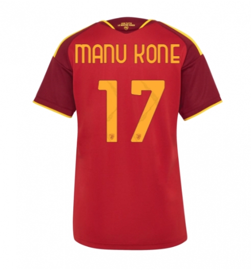 AS Roma Manu Kone #17 Hemmatröja 2026-27 Dam Kortärmad AS Roma Manu Kone #17 Hemmatröja 2026-27 Dam Kortärmad