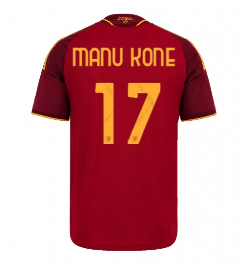 AS Roma Manu Kone #17 Hemmatröja 2026-27 Kortärmad AS Roma Manu Kone #17 Hemmatröja 2026-27 Kortärmad
