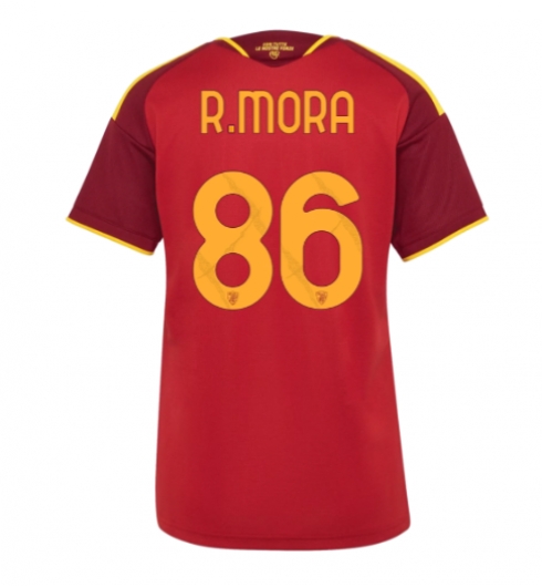 AS Roma Rodrigo Mora #86 Hemmatröja 2026-27 Dam Kortärmad AS Roma Rodrigo Mora #86 Hemmatröja 2026-27 Dam Kortärmad