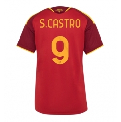 AS Roma Santiago Castro #9 Hemmatröja 2026-27 Dam Kortärmad
