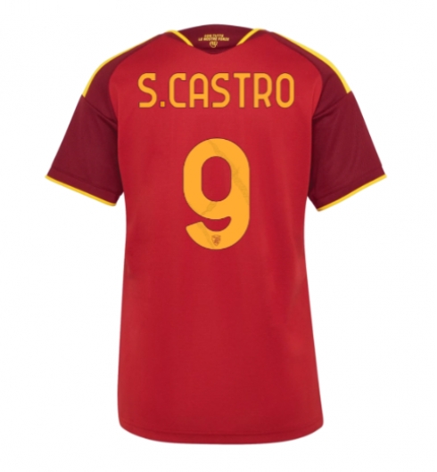 AS Roma Santiago Castro #9 Hemmatröja 2026-27 Dam Kortärmad AS Roma Santiago Castro #9 Hemmatröja 2026-27 Dam Kortärmad