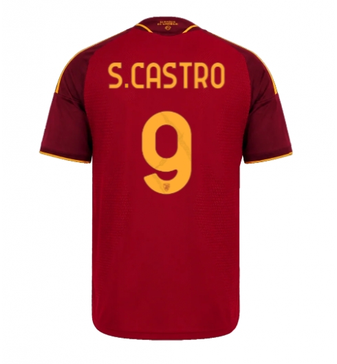 AS Roma Santiago Castro #9 Hemmatröja 2026-27 Kortärmad AS Roma Santiago Castro #9 Hemmatröja 2026-27 Kortärmad
