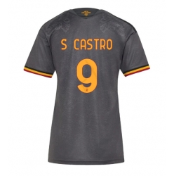 AS Roma Santiago Castro #9 Tredje Tröja 2026-27 Dam Kortärmad