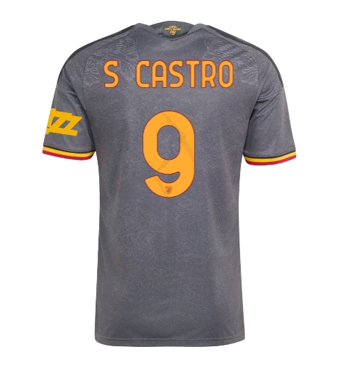 AS Roma Santiago Castro #9 Tredje Tröja 2026-27 Kortärmad AS Roma Santiago Castro #9 Tredje Tröja 2026-27 Kortärmad
