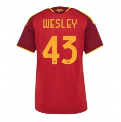 AS Roma Wesley Franca #43 Hemmatröja 2026-27 Dam Kortärmad