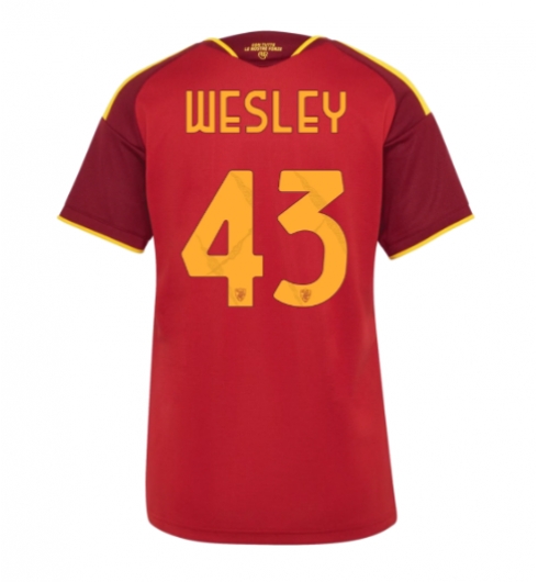 AS Roma Wesley Franca #43 Hemmatröja 2026-27 Dam Kortärmad AS Roma Wesley Franca #43 Hemmatröja 2026-27 Dam Kortärmad