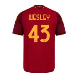 AS Roma Wesley Franca #43 Hemmatröja 2026-27 Kortärmad