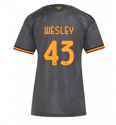 AS Roma Wesley Franca #43 Tredje Tröja 2026-27 Dam Kortärmad AS Roma Wesley Franca #43 Tredje Tröja 2026-27 Dam Kortärmad