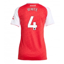 Arsenal Ben White #4 Hemmatröja 2025-26 Dam Kortärmad
