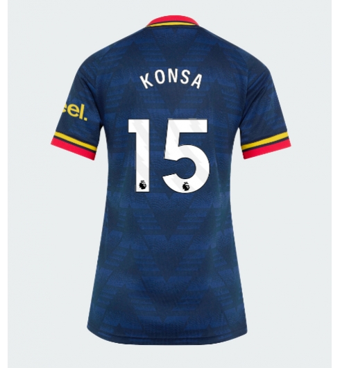 Arsenal Ezri Konsa #15 Bortatröja 2026-27 Dam Kortärmad Arsenal Ezri Konsa #15 Bortatröja 2026-27 Dam Kortärmad
