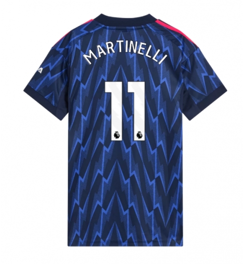 Arsenal Gabriel Martinelli #11 Bortatröja 2025-26 Dam Kortärmad Arsenal Gabriel Martinelli #11 Bortatröja 2025-26 Dam Kortärmad