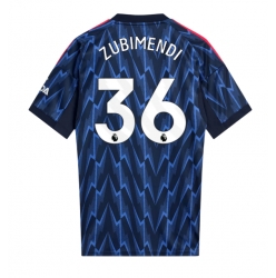 Arsenal Martin Zubimendi #36 Bortatröja 2025-26 Kortärmad