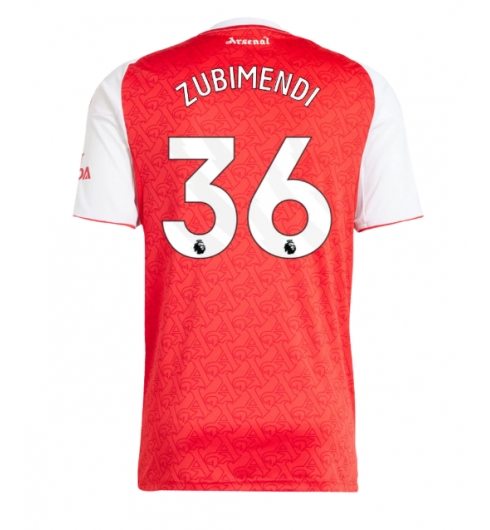 Arsenal Martin Zubimendi #36 Hemmatröja 2025-26 Kortärmad Arsenal Martin Zubimendi #36 Hemmatröja 2025-26 Kortärmad
