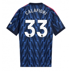 Arsenal Riccardo Calafiori #33 Bortatröja 2025-26 Kortärmad