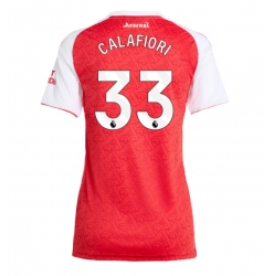 Arsenal Riccardo Calafiori #33 Hemmatröja 2025-26 Dam Kortärmad