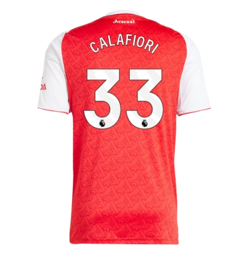 Arsenal Riccardo Calafiori #33 Hemmatröja 2025-26 Kortärmad Arsenal Riccardo Calafiori #33 Hemmatröja 2025-26 Kortärmad