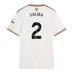 Arsenal William Saliba #2 Tredje Tröja 2025-26 Kortärmad