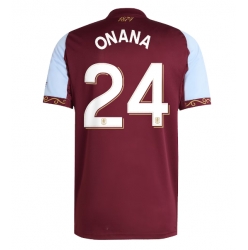 Aston Villa Amadou Onana #24 Hemmatröja 2025-26 Kortärmad