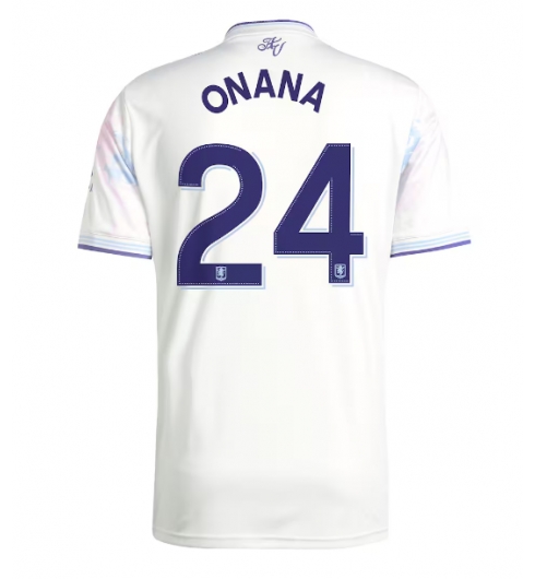 Aston Villa Amadou Onana #24 Tredje Tröja 2025-26 Kortärmad Aston Villa Amadou Onana #24 Tredje Tröja 2025-26 Kortärmad