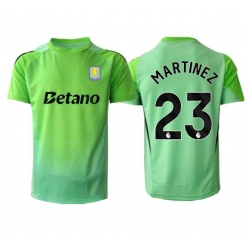 Aston Villa Emiliano Martinez #23 Målvakt Bortatröja 2025-26 Kortärmad