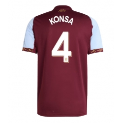 Aston Villa Ezri Konsa #4 Hemmatröja 2025-26 Kortärmad