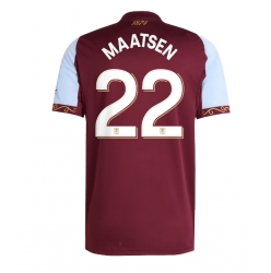 Aston Villa Ian Maatsen #22 Hemmatröja 2025-26 Kortärmad