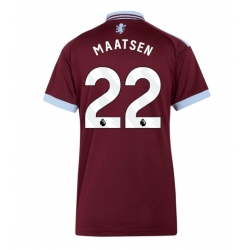 Aston Villa Ian Maatsen #22 Hemmatröja 2026-27 Dam Kortärmad