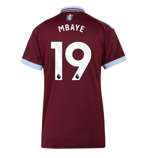 Aston Villa Ibrahim Mbaye #19 Hemmatröja 2026-27 Dam Kortärmad Aston Villa Ibrahim Mbaye #19 Hemmatröja 2026-27 Dam Kortärmad