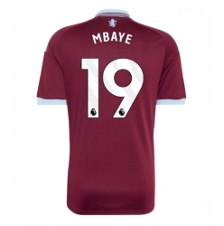 Aston Villa Ibrahim Mbaye #19 Hemmatröja 2026-27 Kortärmad