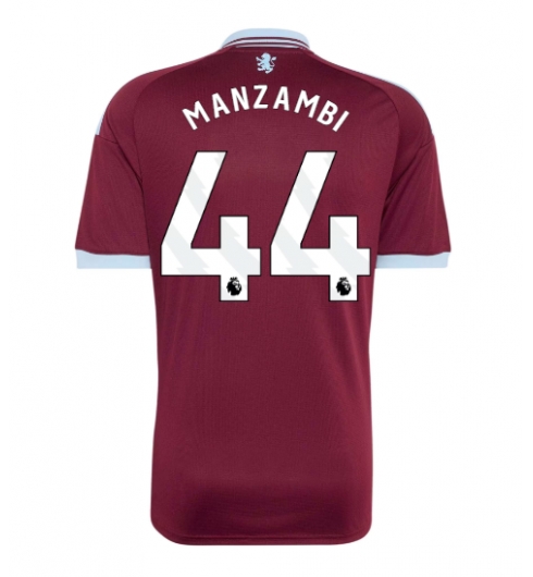 Aston Villa Johan Manzambi #44 Hemmatröja 2026-27 Kortärmad Aston Villa Johan Manzambi #44 Hemmatröja 2026-27 Kortärmad
