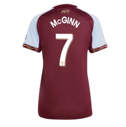 Aston Villa John McGinn #7 Hemmatröja 2025-26 Dam Kortärmad