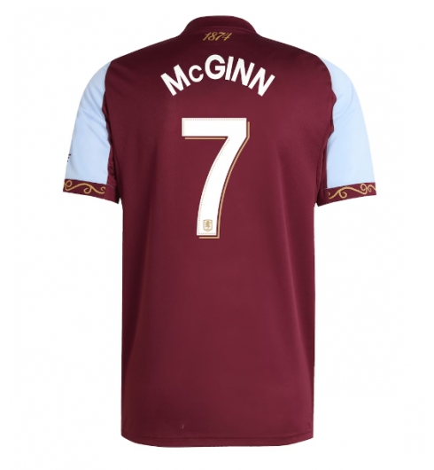 Aston Villa John McGinn #7 Hemmatröja 2025-26 Kortärmad Aston Villa John McGinn #7 Hemmatröja 2025-26 Kortärmad
