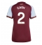 Aston Villa Matty Cash #2 Hemmatröja 2025-26 Dam Kortärmad